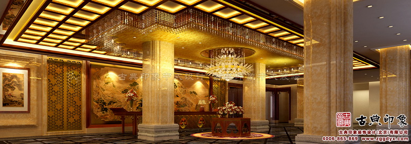 洛阳天府酒店中式设计效果图