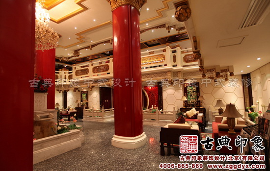 中式酒店装修  中式酒店设计  酒店中式设计
