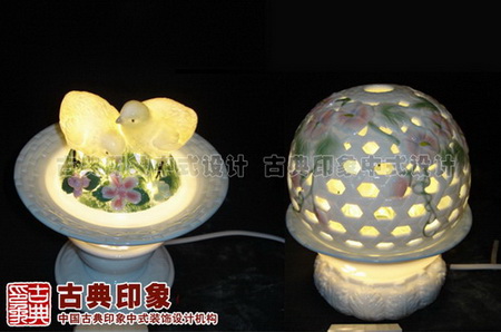 中式陶瓷灯
