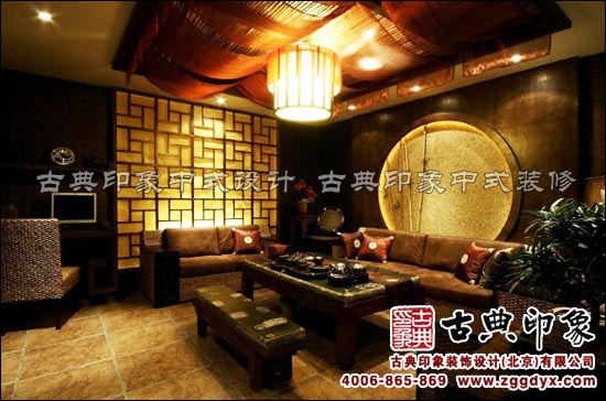 中式茶馆设计禅韵悠然
