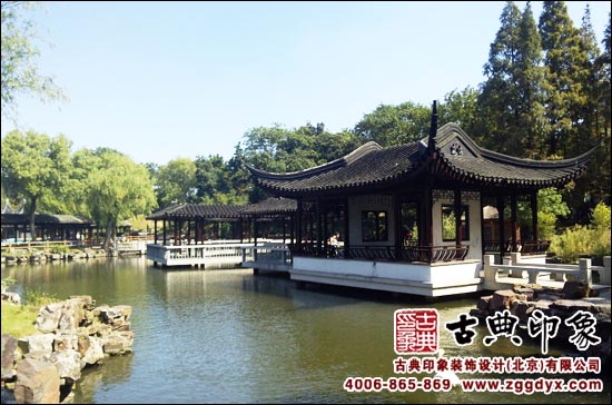 中式设计古建亭台水榭