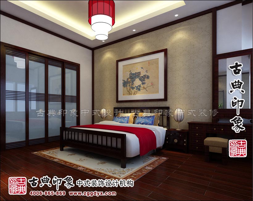 中式酒店客房设计