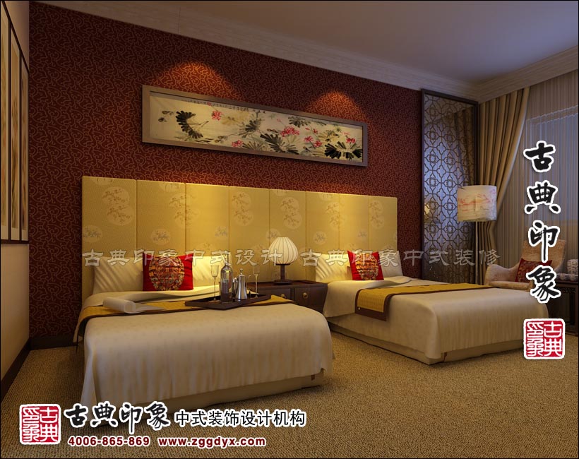 中式酒店客房设计