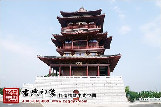 文昌阁古建中式设计