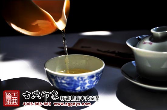 中式装修茶馆的茶境
