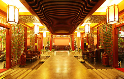 锦鸿轩红木家具展厅中式装修效果展示