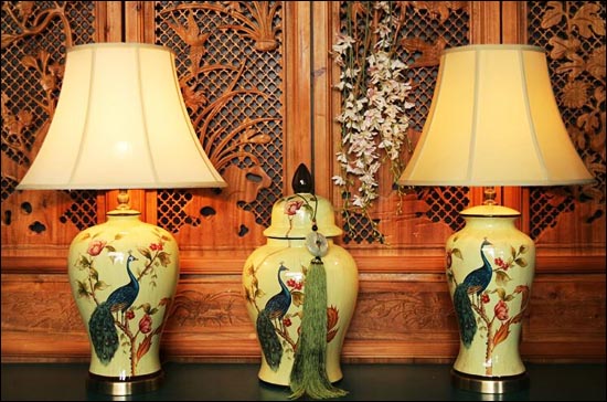 陶瓷古灯中式装饰  成就中式装修空间极致大美