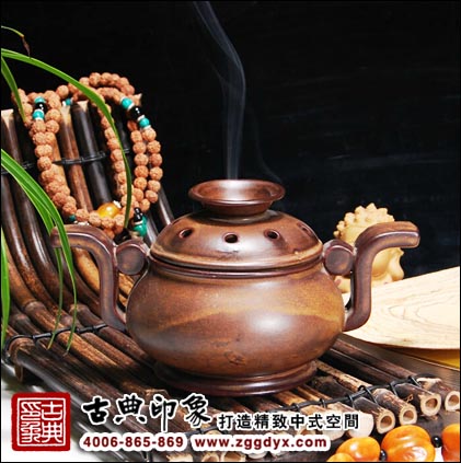 中式装饰香炉