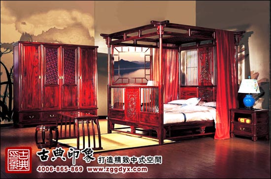 中式卧室家具陈设