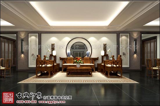 中式设计古典家具展厅