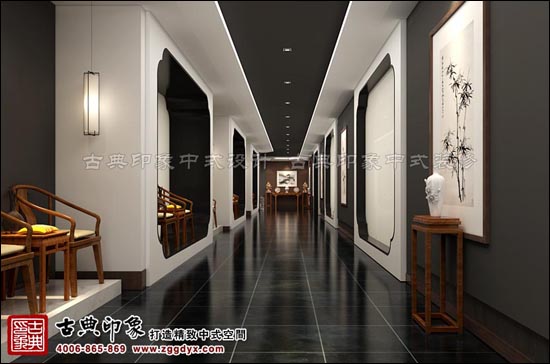 中式设计古典家具展厅