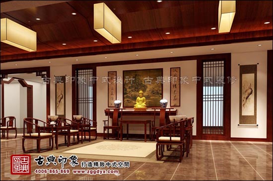 中式设计居室空间 