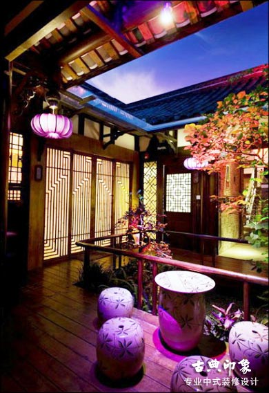 中式装修茶馆