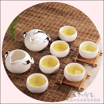 中式空间瓷器茶盏