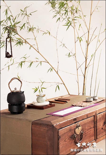 中式居室茶盏