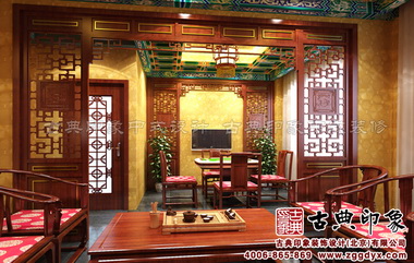 宫廷茶楼——内蒙古皇家御茶中式设计