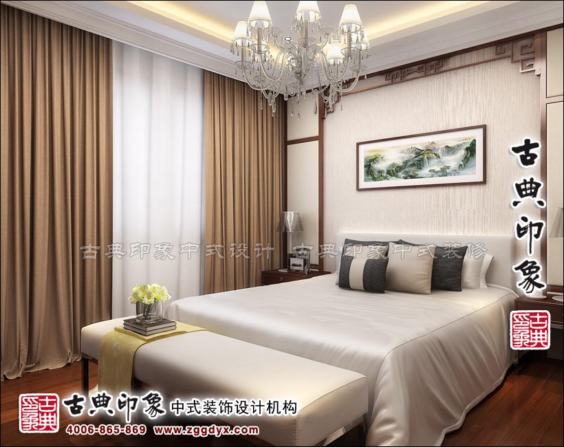 中式卧房设计