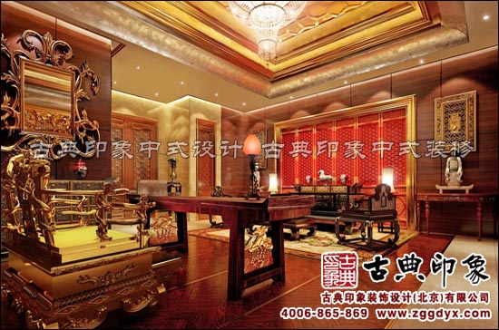 中式宫廷酒店装修设计