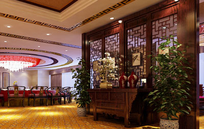 浑然天成东方韵——北京茅台复古酒店中式设计