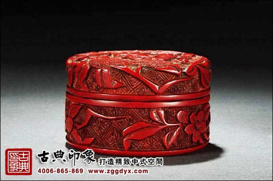 中式装饰之剔红雅器