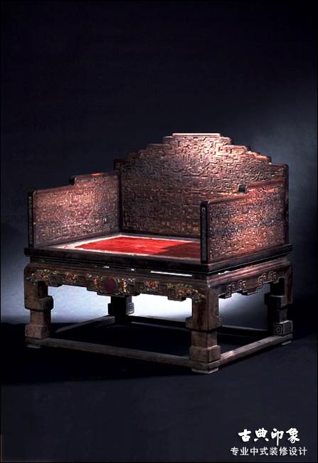中式古典家具的龙纹