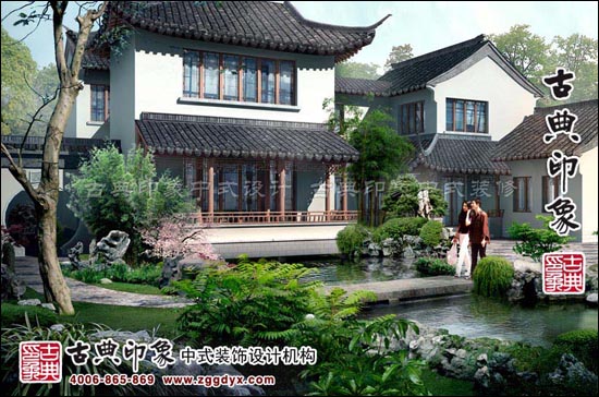 中式设计别墅