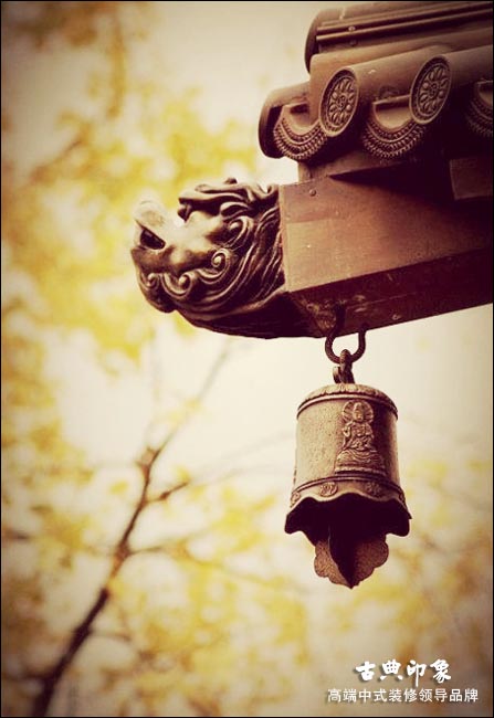 中式古建风铃装饰