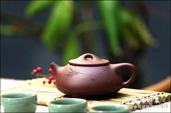 中式空间传统紫砂壶