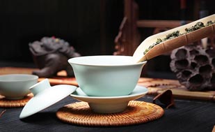 中式雅室瓷与茶邂逅而成诗画之美