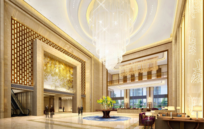 星级酒店中式设计    成都柏悦希尔顿酒店中式设计